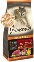 Primordial Primordial Grain Free Holistic Dog Adult cu Bivol si Macrou, 2 kg