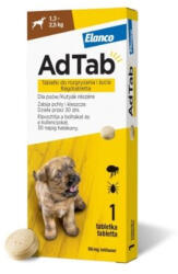 AdTab Rágótabletta Kutyák részére 1, 3-2, 5 kg 3db