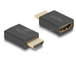 Delock Nagy sebességű HDMI Ethernet adapterrel apa - anya 8K 60 Hz fekete (DL66460) (DL66460)