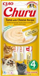 Inaba Foods Churu Tuna with cheese 4x14g ton si branza pentru pisici