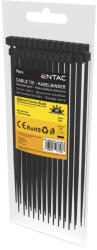 Entac Kábelkötegelő 3, 6mmx250mm fekete 50db (ECT-3.6-250-B)