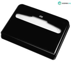 Tork adagoló WC ülőketakaró-tartó, fekete (344088)