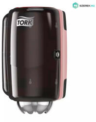 Tork adagoló M1 belsőmag adagolású tekercsekhez, mini - ütésálló műanyag, piros, fekete (658008)