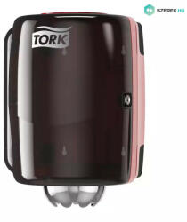 Tork adagoló M2 belsőmag adagolású tekercsekhez - ütésálló műanyag, fekete, türkiz (659008)