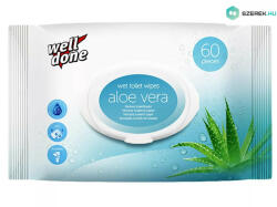 Well Done nedves toalettpapír 60db/csg, (36csg/karton) aloe vera (5998466114995)