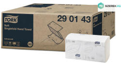Tork kéztörlő H3 Singlefold Universal - 2r. , fehér, 23x22, 60cm, 250 lap/csg, 15csg/karton, 28karton/raklap (290143)