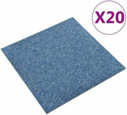 vidaXL 20 db kék szőnyegpadlólap 5 m2 50 x 50 cm (147316)
