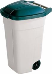Keter Görgős 110 literes Szelektív hulladékgyűjtő szemetes - Bézs/Zöld (176805) - bestmarkt