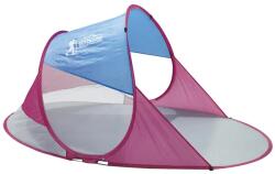 HOSA OUTDOOR önkihajtható strand sátor - kék-rózsaszín, uv védelem, vízálló, 2 fős