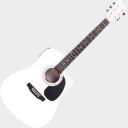 Classic Cantabile WS-10WH-CE Akusztikus Gitár Fehér Hangszedővel (KST36186)