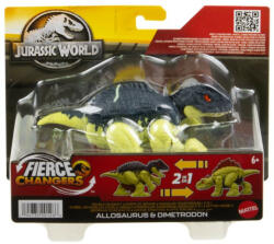 Mattel Jurassic World Fierce Changers - Allosaurus és Dimetrodon átalakítható játékfigura (HLP05_HVB20)