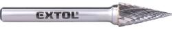 Extol keményfém turbómaró (rotormaró), kúpos, hegyes orrú, átmérő 10×20mm/szár 6mm, keresztfogazás (8703794) - aszivattyus