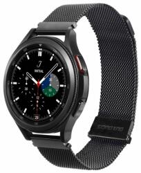 Samsung Galaxy Watch 3 (45 mm) okosóra szíj - Dux Ducis Milanese - mágneses fekete fémszíj (22 mm) - tokgalaxis