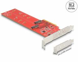 Delock PCI Express x8 la 2 x NVMe M. 2 - Bifurcation LPFF, Delock 90616 (90616)