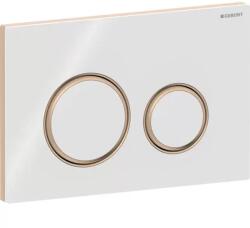 GEBERIT Sigma50 Round Működtetőlap, fehér/vörösarany