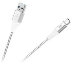 Rebel Cablu Usb - Usb Tip C Rebel 100 Cm Alb (rb-6001-100-w) - pcone