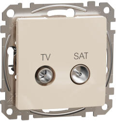 Schneider Electric Priza TV SAT trecere 10 dB Schneider Sedna bej SDD112478S (SDD112478S)