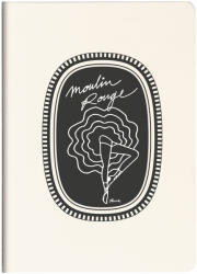Clairefontaine füzet (A5, 32 lap, vonalas, tűzött) 3-féle Moulin Rouge (4) (812433C)