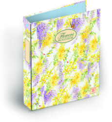 Pigna gyűrűskönyv, A4, 4-féle, Nature Flowers (547963)