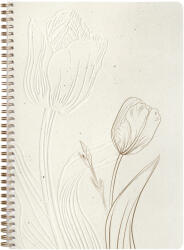 Clairefontaine spirálfüzet (A4, 74 lap, pontozott) Tulip paper (4) (813065C)