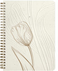 Clairefontaine spirálfüzet ( A5, 74 lap, pontozott) Tulip paper (4) (813068C)