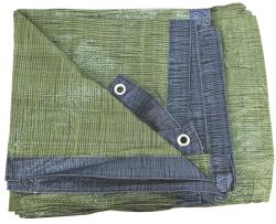 Extol Premium takaróponyva, vízálló, de nem UV álló 150g/nm, 8×12m névleges méret, valós méret: 7, 8×11, 8m, PE, lefűző lyukakkal (14106)