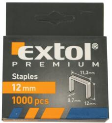 Extol Premium tűzőgépkapocs (11, 3×0, 52×0, 7); 12mm, 1000db (8852504)