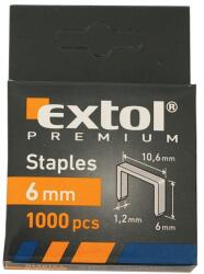 Extol Premium tűzőgépkapocs profi (10, 6×0, 52×1, 2mm) ; 10mm, 1000db (8852203)