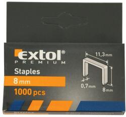 Extol Premium tűzőgépkapocs (11, 3×0, 52×0, 7); 6mm, 1000db (8852501)