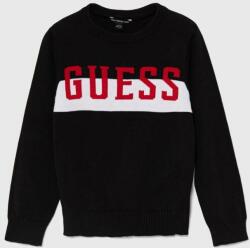 GUESS gyerek pamut pulóver fekete, L4YR03 Z2NN0 - fekete 175