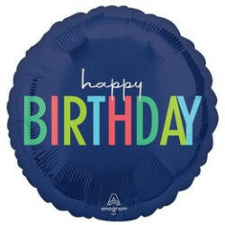 anagram Szülinapi lufi 18" 45cm Happy Birthday! (LUFI191129)