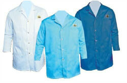 ESD köpeny, hosszú 3/4-es fazon, sötétkék, méret: M