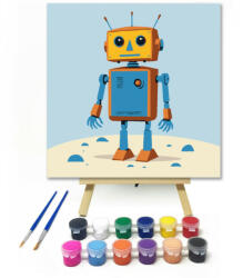  Robot - gyerek számfestő készlet