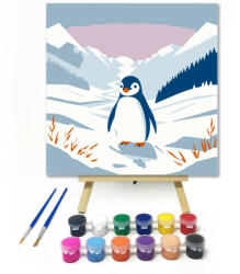  Kedves pingvin - gyerek számfestő készlet
