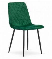 Scaun Bucatarie Si Dining TURIN Catifea Verde Inchis x 1 Buc