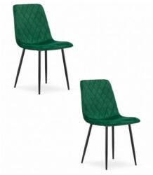 Scaun Bucatarie Si Dining TURIN Catifea Verde Inchis x 2 Buc