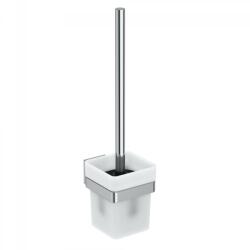 Ideal Standard Perie WC Ideal Standard IOM Square, pe perete, sticla/metal, crom, E2194AA (E2194AA)