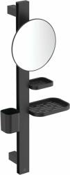 Ideal Standard Oglinda cosmetica Ideal Standard Alu+, pe perete, 205 mm, etajera, mat, negru, BD589XG (BD589XG)