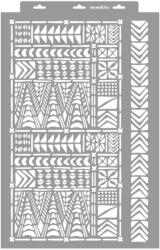MyWall Tribal stencil - 3D - 38x60 cm maxi