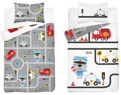 Detexpol Kétoldalas pamut ágynemű jobb - fehér-szürke