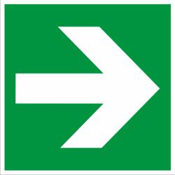 CZ Fotolumineszcens asztali irány nyíl egyenes 300 x 300 mm