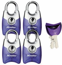 CZ - S Master Lock Fusion 4630EURQAST készlet 4 db lakat 20 mm - lila