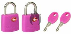 CZ - S Master Lock TSA 4695EURTAST 2 db lakat készlet - rózsaszín
