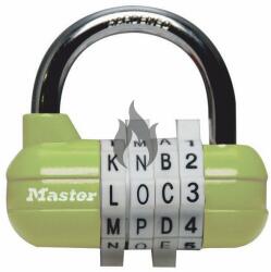 CZ - S Master Lock 1534EURD vízszintes kombinált lakat - zöld