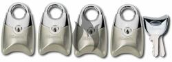 CZ - S Master Lock Fusion 195EURQSN készlet 4 db fém lakat 20 mm