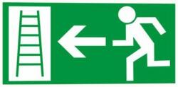 CZ Fotolumineszcens matrica Menekülő létra - bal irány 210 x 100 mm
