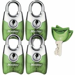 CZ - S Master Lock Fusion 4630EURQAST készlet 4 db lakat 20 mm - zöld