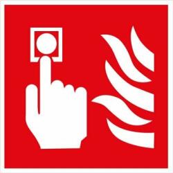 CZ Fotolumineszcens matrica Tűzjelző 150 x 150 mm