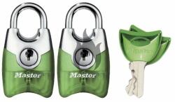 CZ - S Master Lock Fusion 4630EURTAST készlet 2 db 20 mm-es lakatból (zöld)