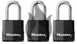 CZ - S Master Lock Excell M115EURTRILF 3 db lakat készlet rétegacélból 48 mm